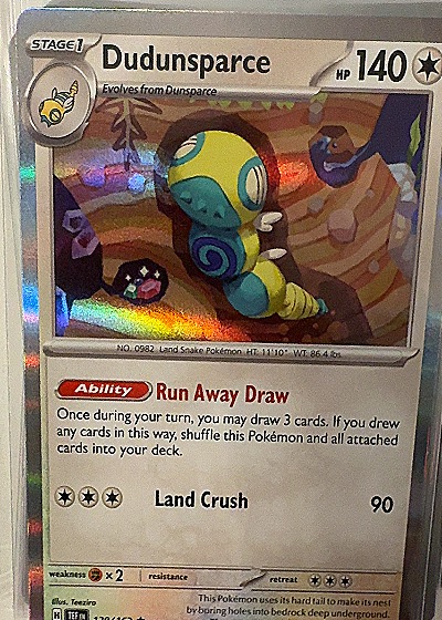 Dudunsparce - Temporal Forces — front