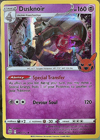 Dusknoir - Sword & Shield: Brilliant Stars — front