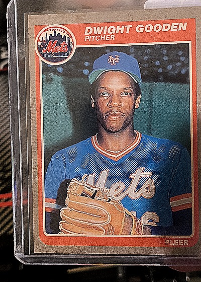 1985 Fleer Dwight Gooden — front