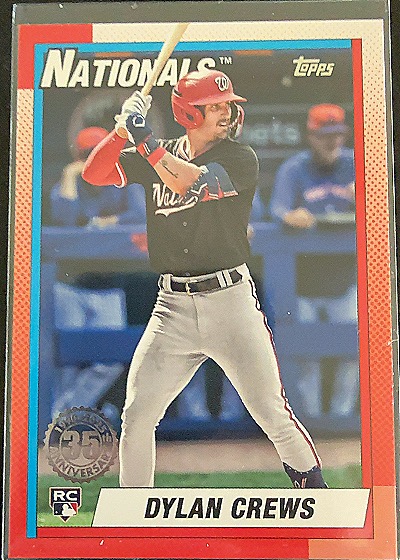Dylan Crews 2025 Topps 35th Anniversary — front