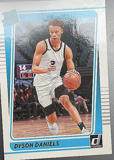 Dyson Daniels Rated Rookie — front