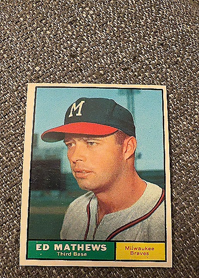 Ed Mathews Third Base — front