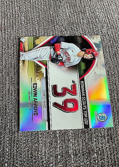 Edwin Arroyo Bowman Scouts Top 100 — front