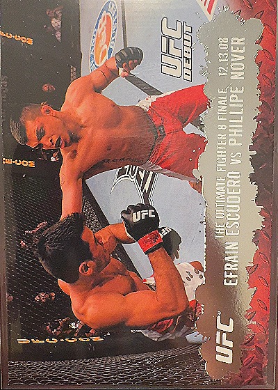 2009 Topps UFC Round 2 #117 Efrain Escudero vs Phillipe Nover — front