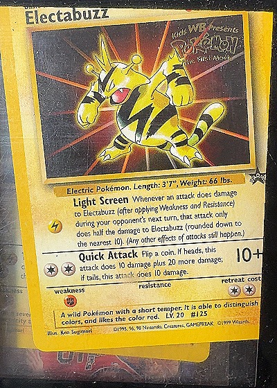 Electabuzz Black Star Promo — front
