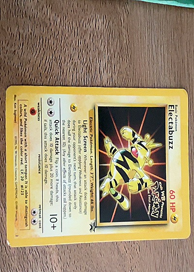 Electabuzz - Black Star Promo — front