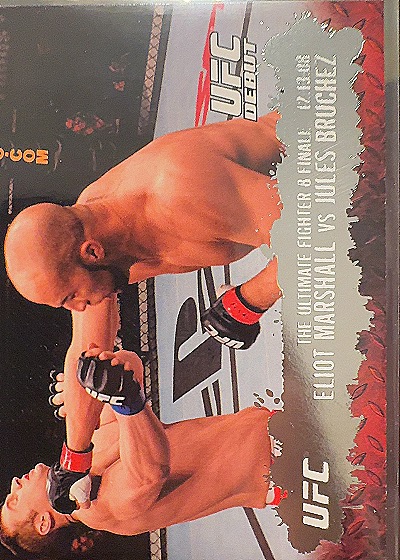 2009 Topps UFC Round 2 Eliot Marshall vs Jules Bruchez UFC Debut — front