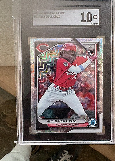 2023 Bowman Chrome Mega Box Elly De La Cruz — front