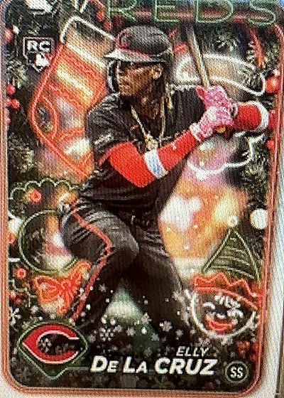 2024 Topps Holiday Elly De La Cruz — front
