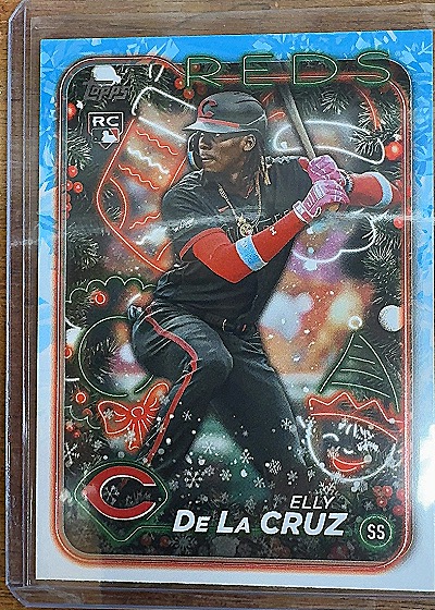 2024 Topps Holiday Elly De La Cruz RC — front
