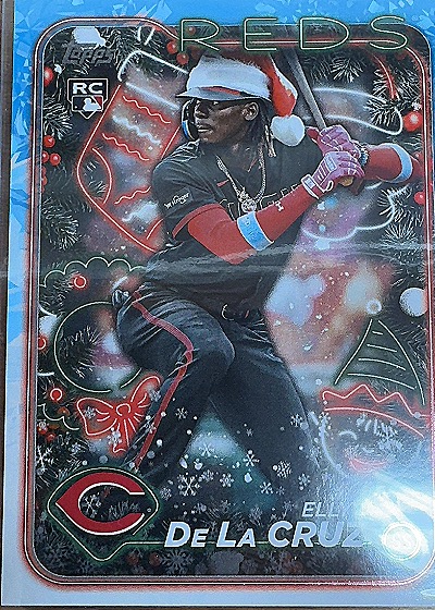 2024 Topps Holiday Elly De La Cruz — front