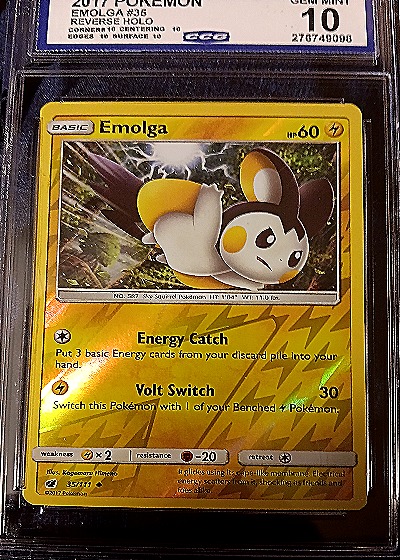 2017 Pokémon #35/111 Emolga — front