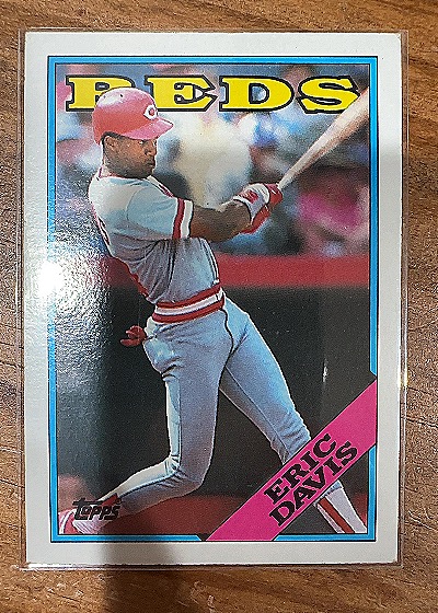 1988 Topps #150 Eric Davis — front