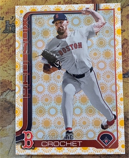 2025 Topps Series 2 #419 Garrett Crochet Holiday Sun — front