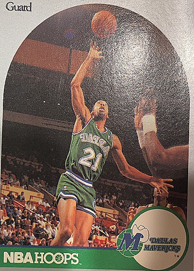 1990 NBA Hoops #408 Fat Lever — front