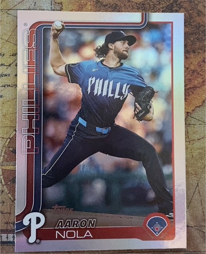 2025 Topps Series 2 #454 Aaron Nola — front