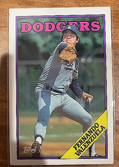 1988 Topps #780 Fernando Valenzuela — front