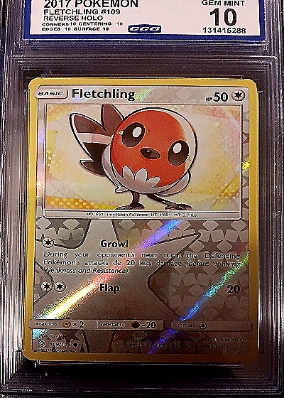 2017 Pokemon #109/145 Fletchling — front