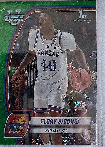 2024 Bowman Chrome #24 Flory Bidunga — front