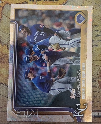 2025 Topps Series 2 #436 Kansas City Royals We All Win! — front