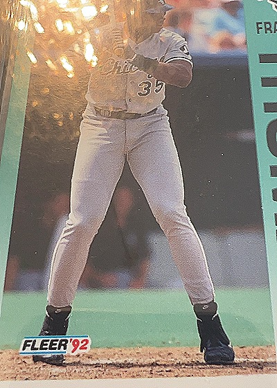 1992 Fleer Frank Thomas — front
