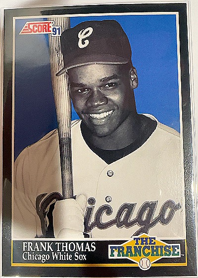 1991 Score #874 Frank Thomas — front
