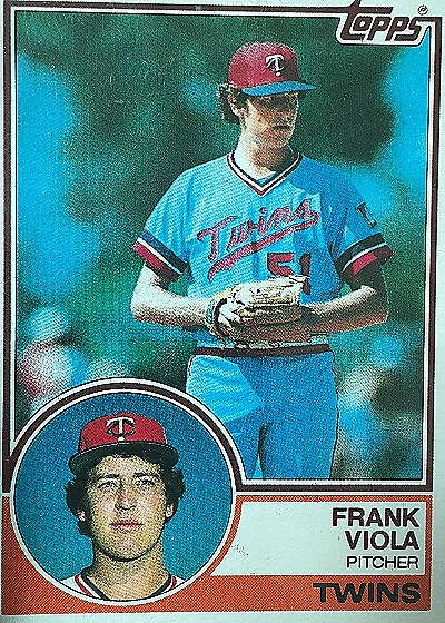 1983 Topps #586 Frank Viola — front