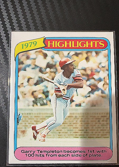 1979 Highlights Garry Templeton — front