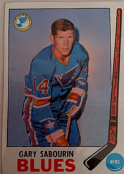 1969-70 O-Pee-Chee Gary Sabourin — front
