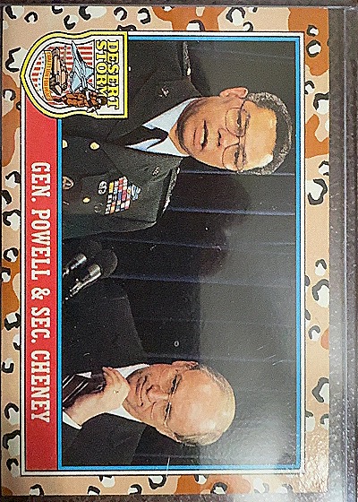 Gen. Powell & Sec. Cheney - Desert Storm — front