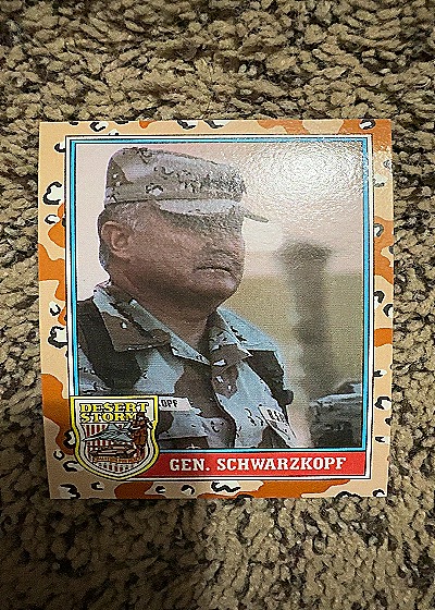 Gen. Schwarzkopf Desert Storm — front