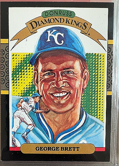 1987 Donruss Diamond Kings George Brett — front