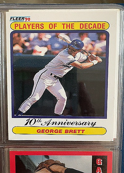 1990 Fleer Players of the Decade George Brett — front