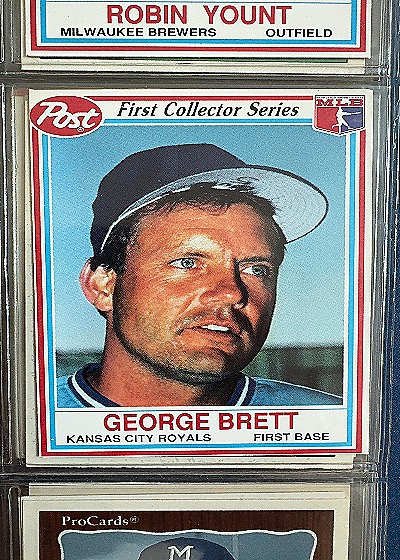 1990 Post First Collector Series #4 George Brett — front