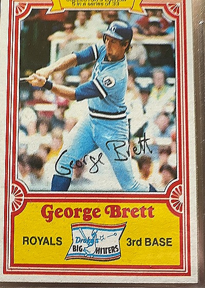 1981 Topps Drake's Big Hitters George Brett — front
