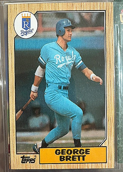 1987 Topps #400 George Brett — front