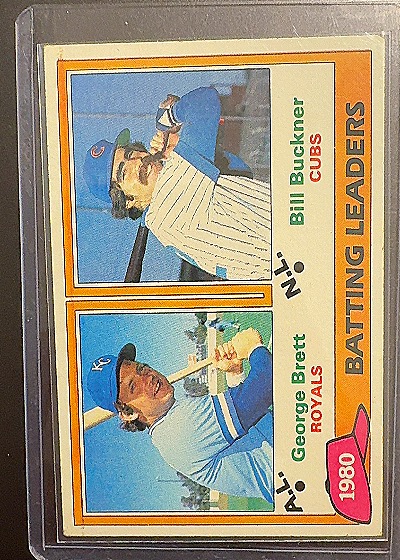 1980 Batting Leaders — front
