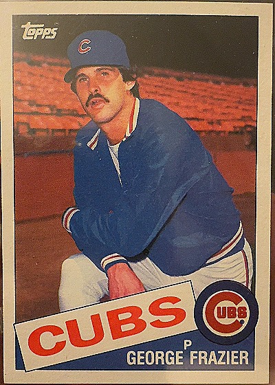 1985 Topps #19 George Frazier — front