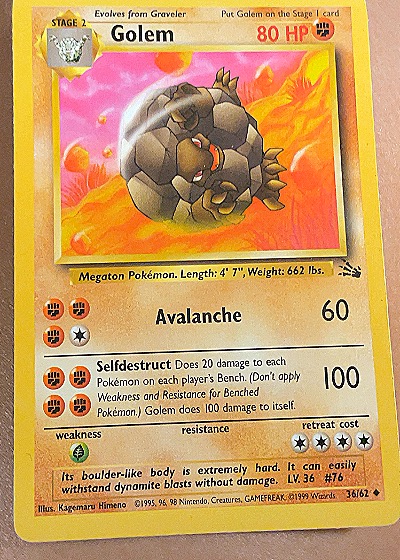 Golem - Fossil Set — front