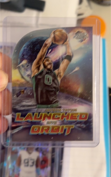 2023-24 Topps Cosmic Chrome Launched Into Orbit #LIO-11 Jayson Tatum — front