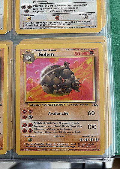 Golem Fossil — front