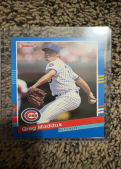 Greg Maddux 1991 Donruss #374 — front