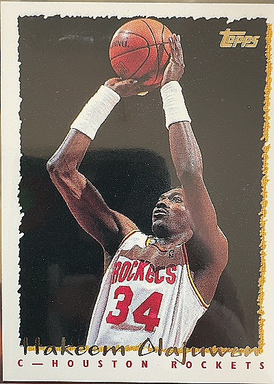 Hakeem Olajuwon 1994-95 Topps — front