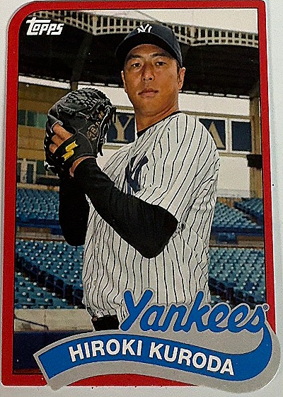 Hiroki Kuroda 2014 Topps 1989 Die Cut Minis — front