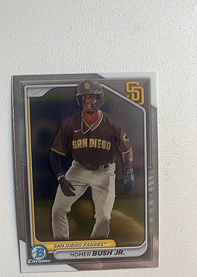 2024 Bowman Chrome Prospects #BCP-87 Homer Bush Jr. — front