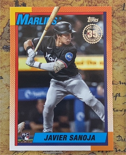 2025 Topps Series 2 1990 Topps 35th Anniversary #90B2-34 Javier Sanoja — front