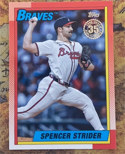 2025 Topps Series 2 #90B2-32 Spencer Strider Atlanta Braves — front