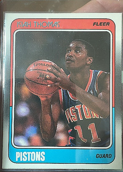 Isiah Thomas 1988-89 Fleer #45 — front