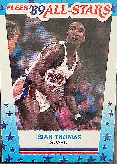 1989 Fleer All-Stars Isiah Thomas — front