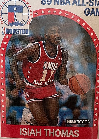 1989-90 NBA Hoops All-Star Game Isiah Thomas — front